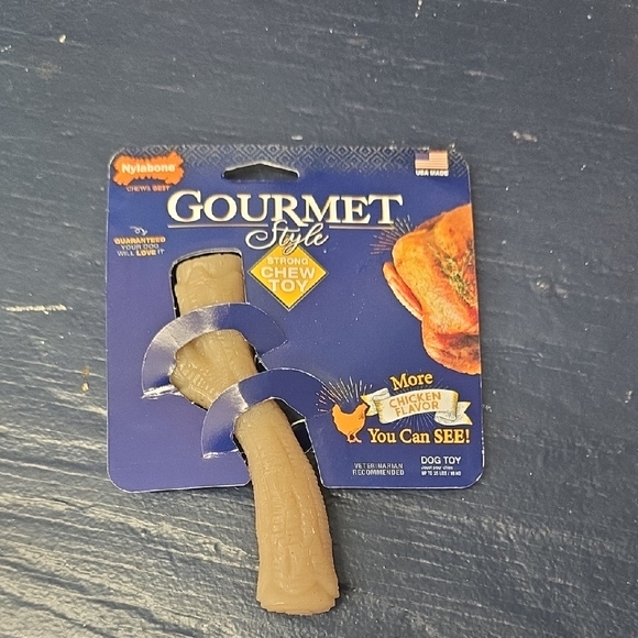 Nylabone‎ Gourmet Style Dog Chew Toy NWT - Picture 1 of 9